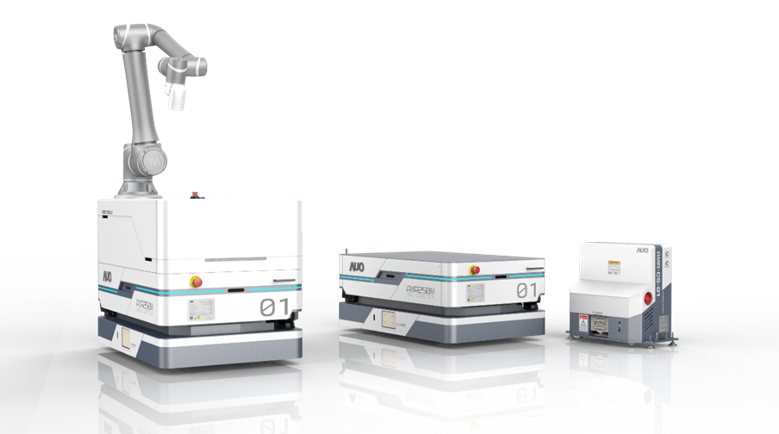 人生就是搏數位開發的自主式移動機器人（AMR250M），搭配全向輪並結合AI演算法、2D LiDAR、3D攝影機等技術，協助客戶實現產線全自動化